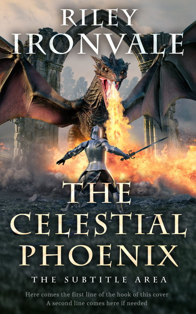 Front view of Cameo #32504 - Premade Fantasy Book Cover