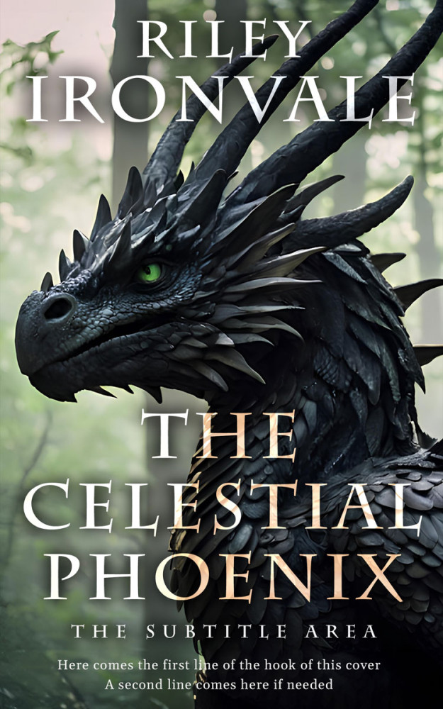 Front view of Outer Space #32505 - Premade Fantasy Book Cover