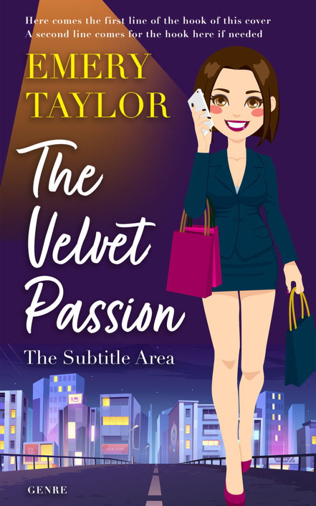 Front view of Bossanova #32525 - Premade Business Book Cover | BookCoverZone