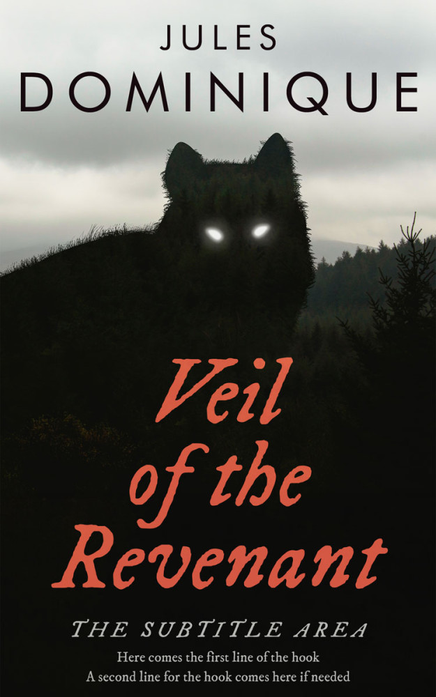 Front view of Rangoon Green #32561 - Premade Horror Book Cover