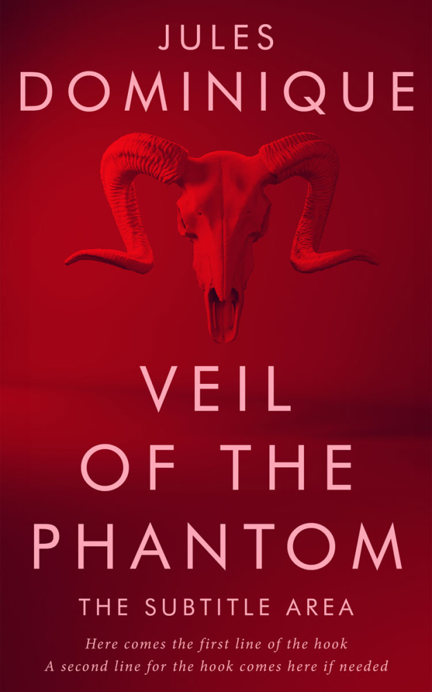 Front view of Red Devil #32569 - Premade Horror Book Cover