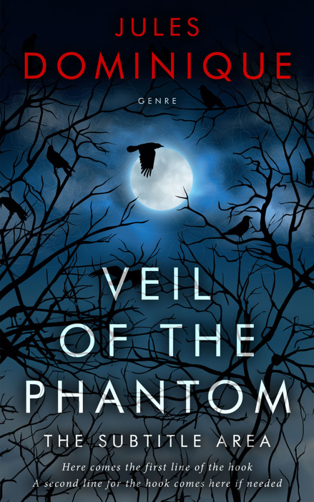 Front view of Big Stone #32576 - Premade Horror Book Cover