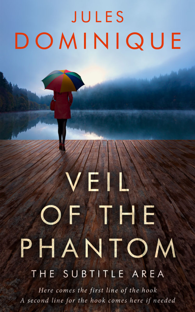 Front view of Thunder #32579 - Premade Literary Fiction Book Cover