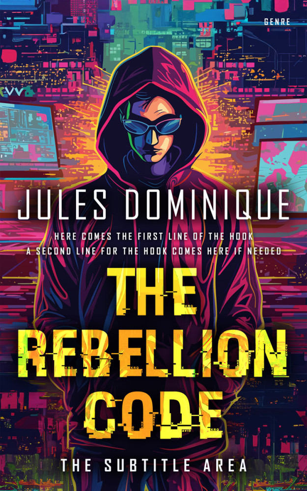 Front view of Di Serria #32588 - Premade Science Fiction Book Cover