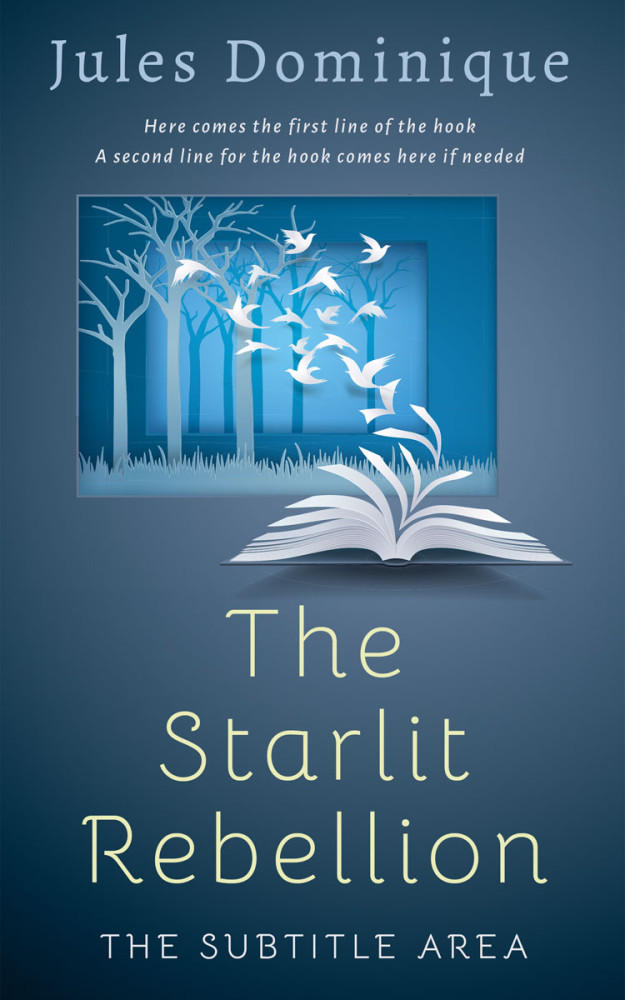 Front view of San Juan #32593 - Premade Poetry Book Cover