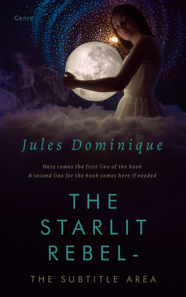 Front view of Cinder #32599 - Premade Fantasy Book Cover