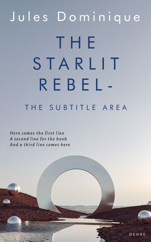 Front view of Bombay #32602 - Premade Science Fiction Book Cover