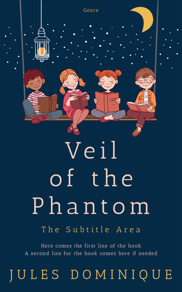 Front view of Tarawera #32607 - Premade Teen & Young Adult Book Cover