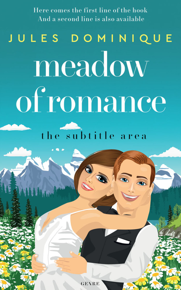 Front view of Jelly Bean #32627 - Premade Romance Book Cover