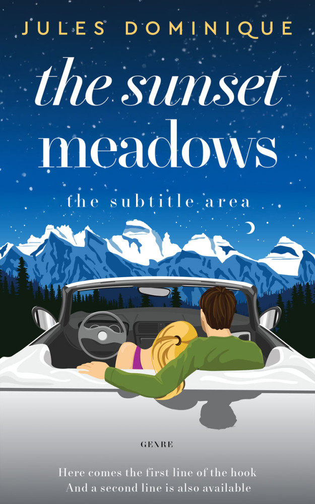 Front view of Blumine #32629 - Premade Romance Book Cover