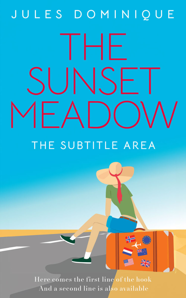 Front view of Cerulean #32630 - Premade Travel Book Cover