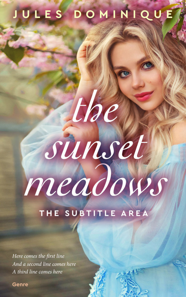 Front view of Pharlap #32636 - Premade Chick Lit Book Cover