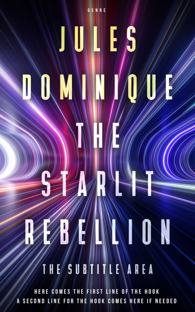 Front view of Revolver #32646 - Premade Science Fiction Book Cover