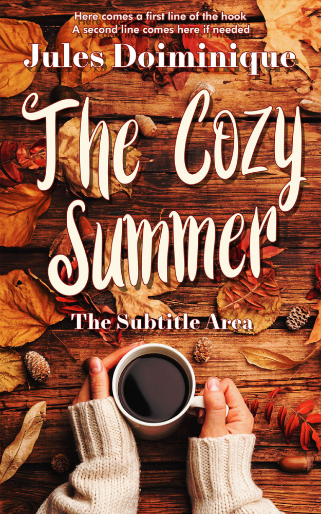 Front view of Tuscany #32675 - Premade Literary Fiction Book Cover