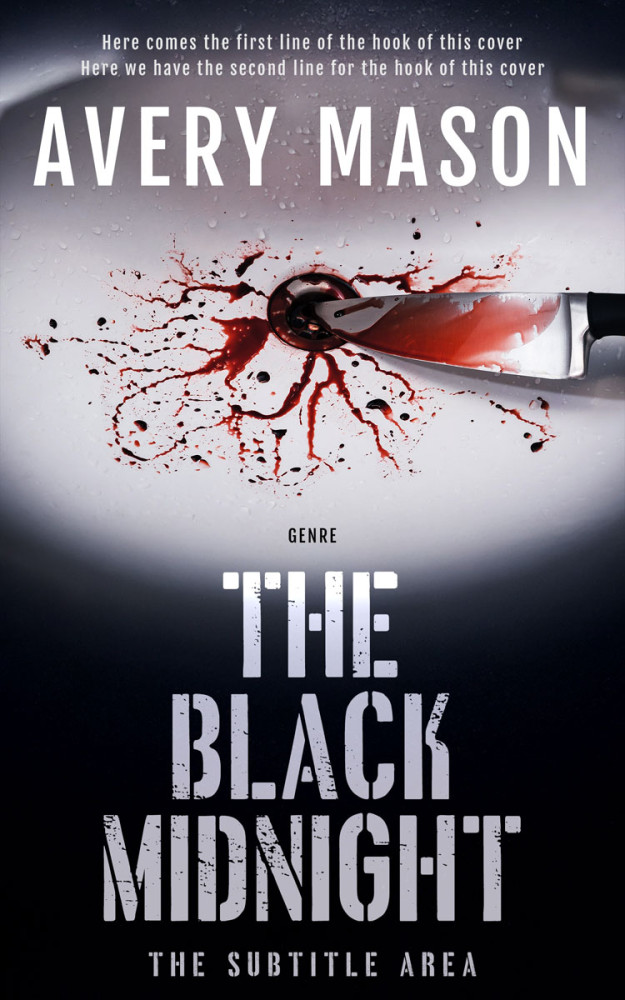 Front view of Pale Slate #32717 - Premade Mystery & Thriller & Suspense Book Cover