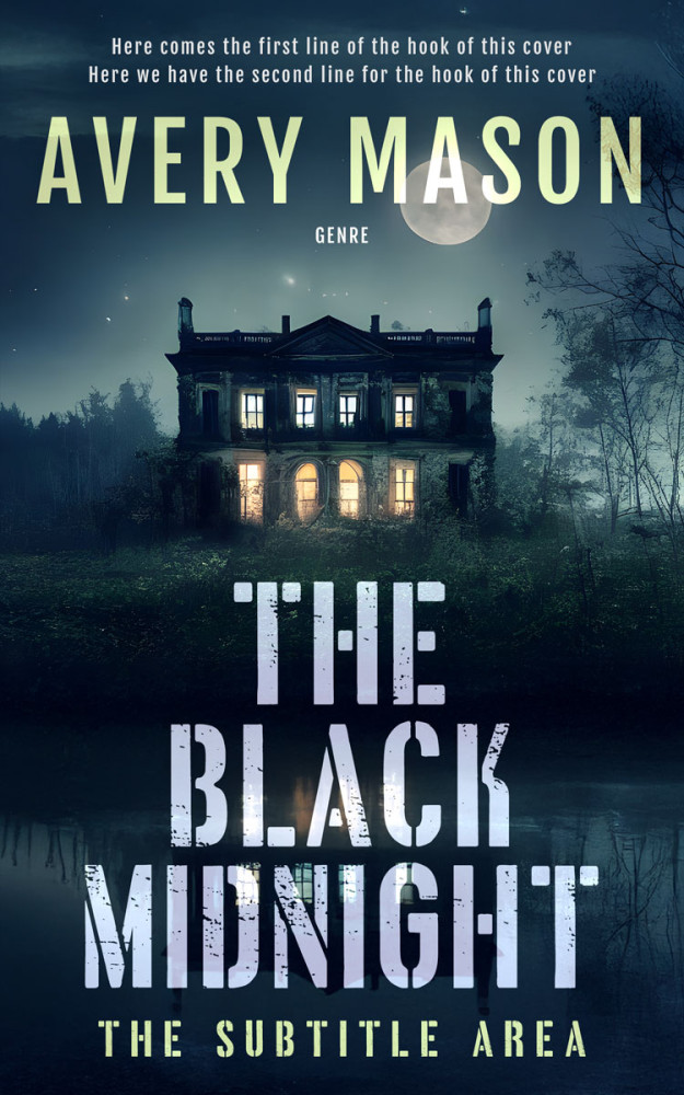 Front view of Big Stone #32718 - Premade Horror Book Cover