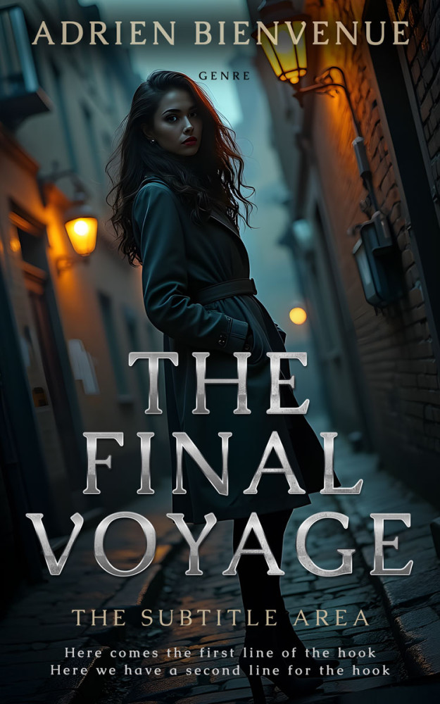 Front view of Outer Space #32786 - Premade Mystery & Thriller & Suspense Book Cover