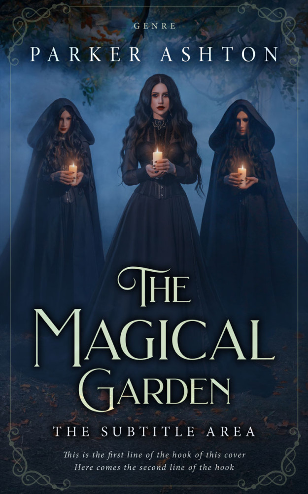 Front view of Mirage #32810 - Premade Fantasy Book Cover