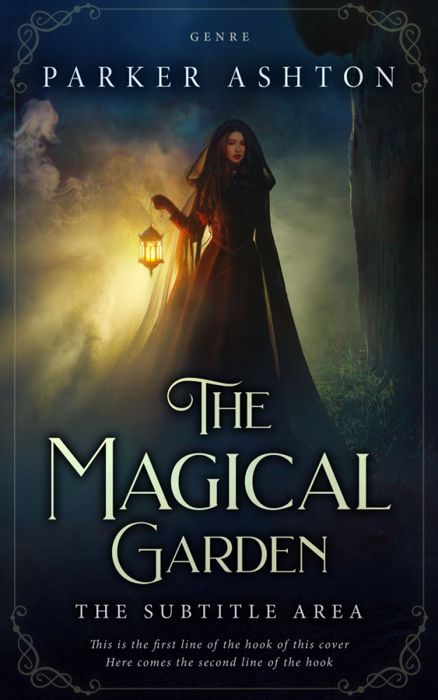 Front view of Bunker #32811 - Premade Fantasy Book Cover