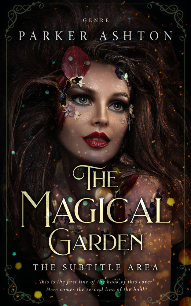 Front view of Gondola #32813 - Premade Fantasy Book Cover