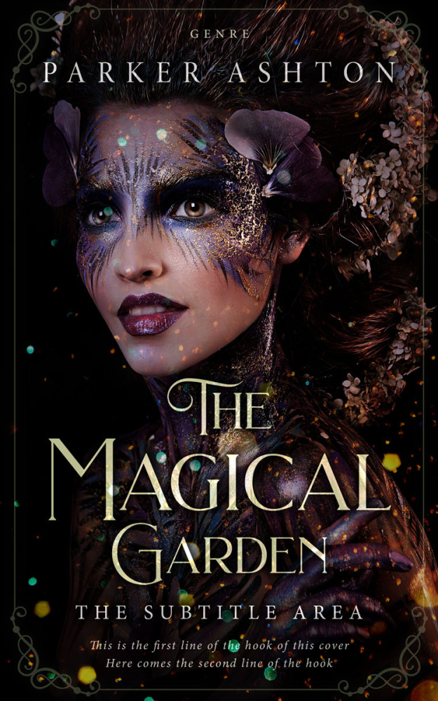 Front view of Cod Gray #32815 - Premade Surreal Book Cover