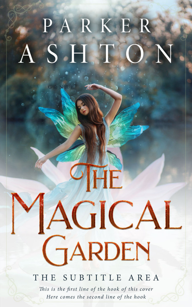 Front view of Iron #32817 - Premade Fantasy Book Cover