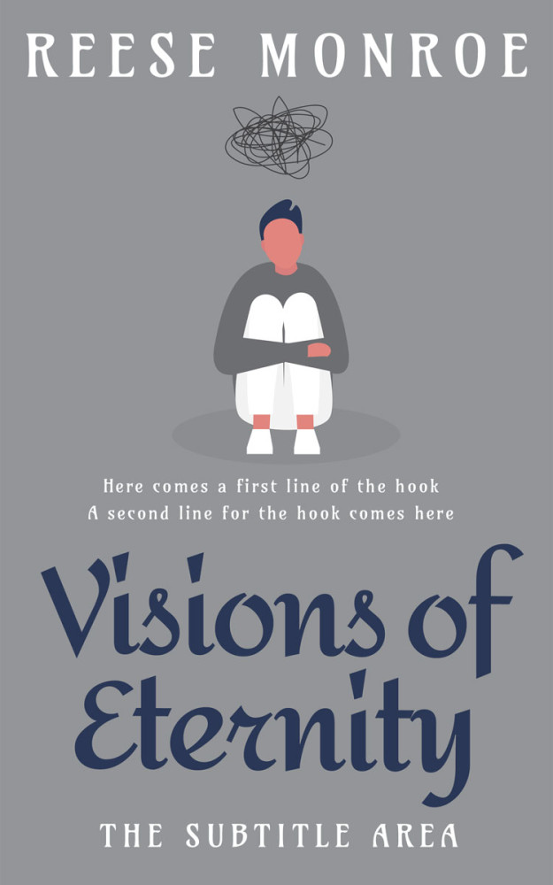 Front view of Oslo Gray #32845 - Premade Teen & Young Adult Book Cover