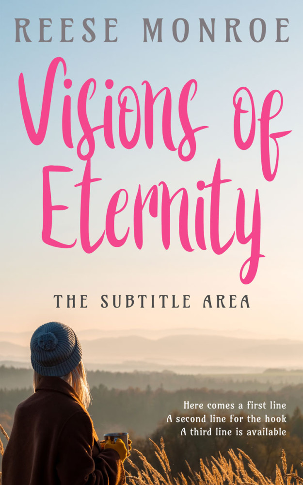 Front view of Quill Gray #32847 - Premade Teen & Young Adult Book Cover