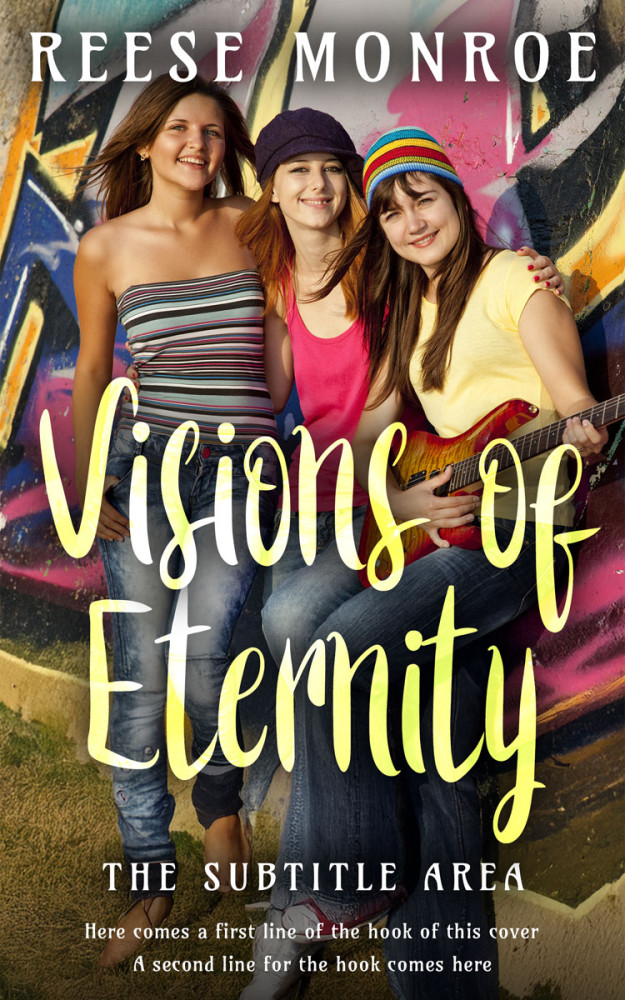 Front view of Taupe #32850 - Premade Teen & Young Adult Book Cover