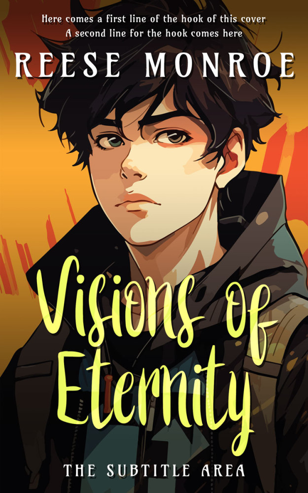 Front view of Oil #32854 - Premade Teen & Young Adult Book Cover