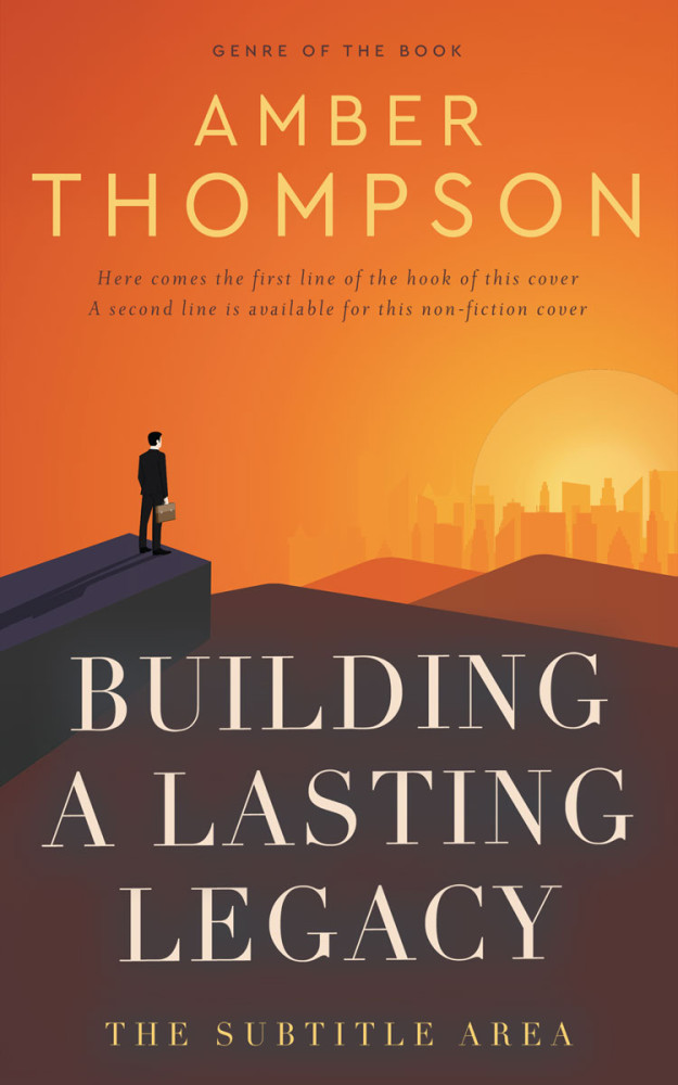 Front view of Red Damask #32884 - Premade Business Book Cover