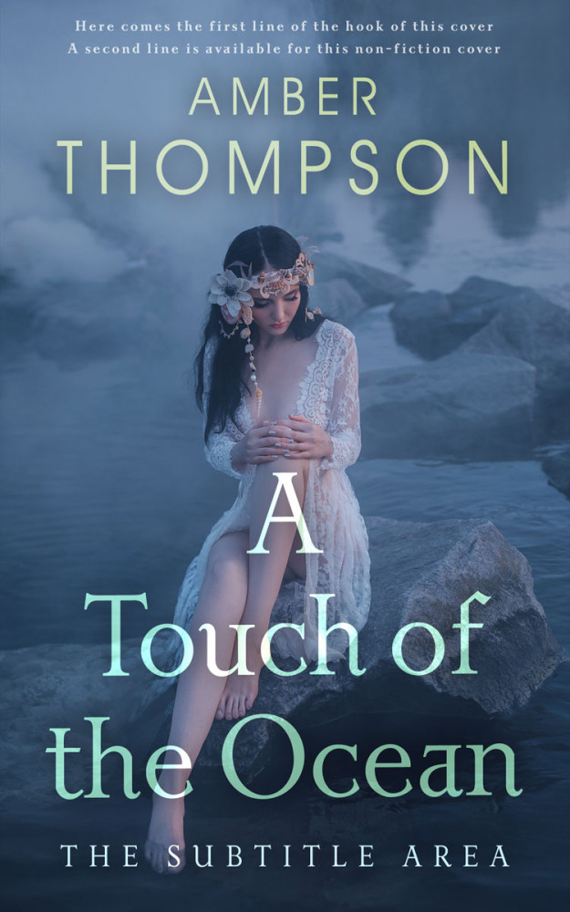 Front view of Blue Bayoux #32916 - Premade Fantasy Book Cover