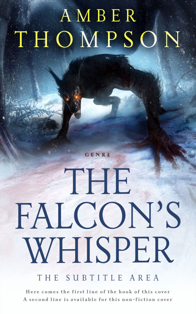 Front view of Athens Gray #32922 - Premade Fantasy Book Cover