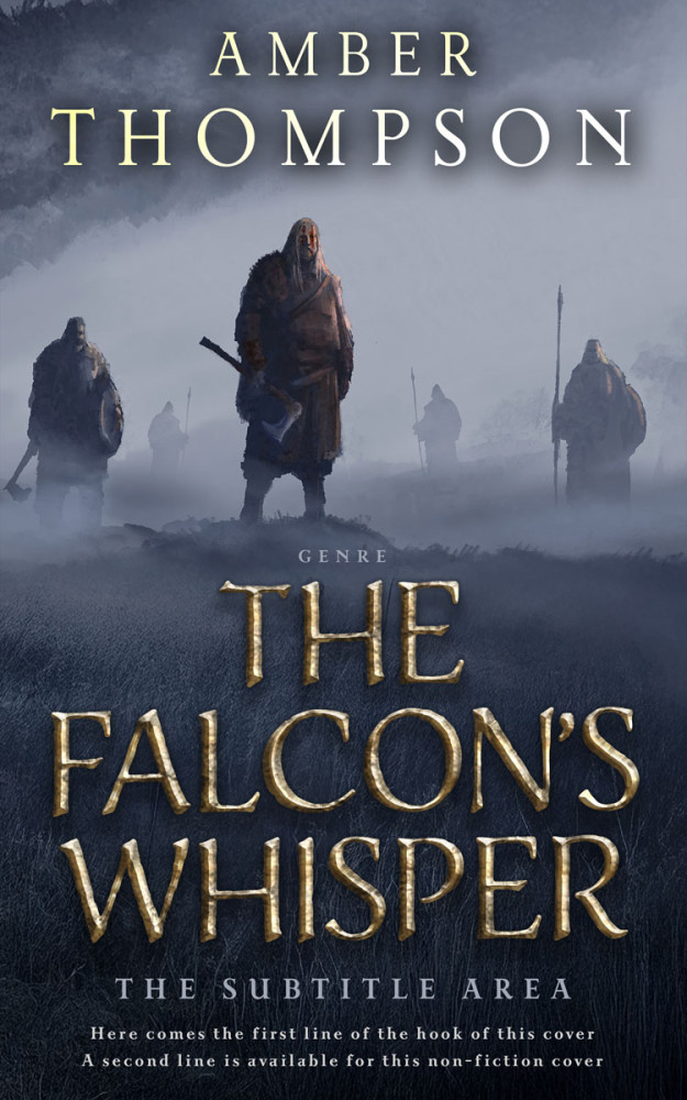 Front view of Charade #32924 - Premade Fantasy Book Cover