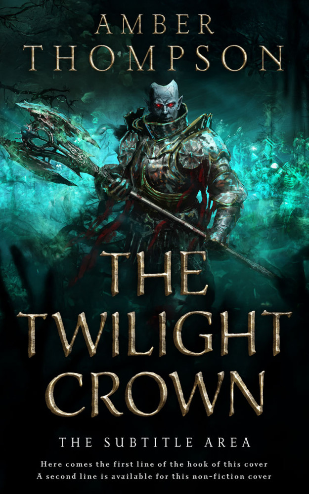 Front view of Aztec #32937 - Premade Fantasy Book Cover