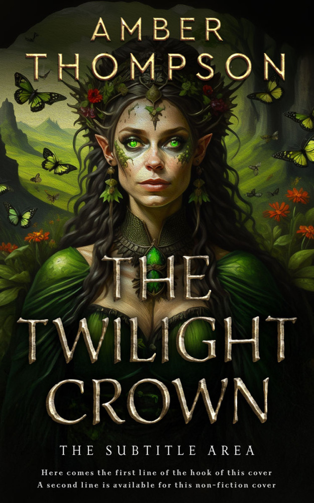 Front view of Gordons Green #32938 - Premade Fantasy Book Cover