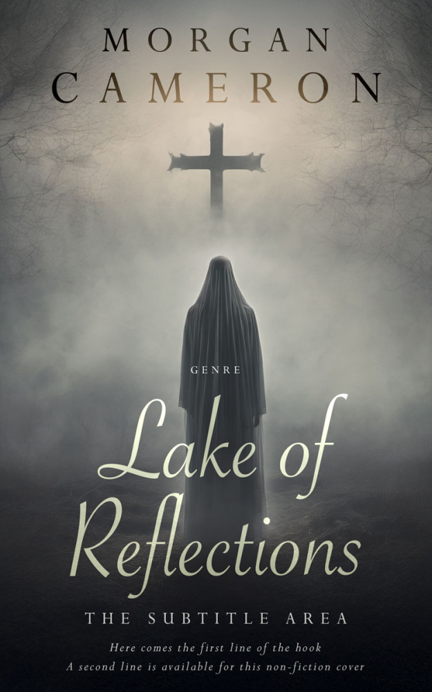 Front view of Friar Gray #32970 - Premade Religion & Spirituality Book Cover