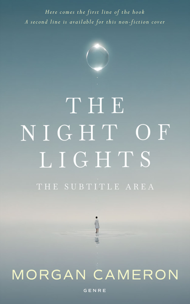 Front view of Granny Smith #32984 - Premade Abstract Book Cover | BookCoverZone