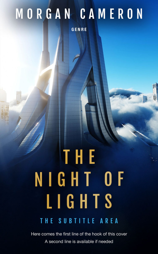 Front view of Pumice #32999 - Premade Science Fiction Book Cover