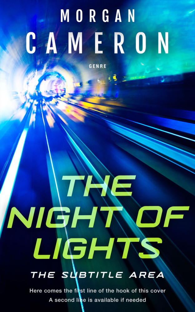 Front view of Beryl Green #33009 - Premade Science Fiction Book Cover