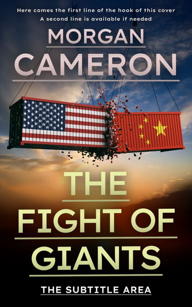 Front view of Tan #33017 - Premade Business Book Cover | BookCoverZone