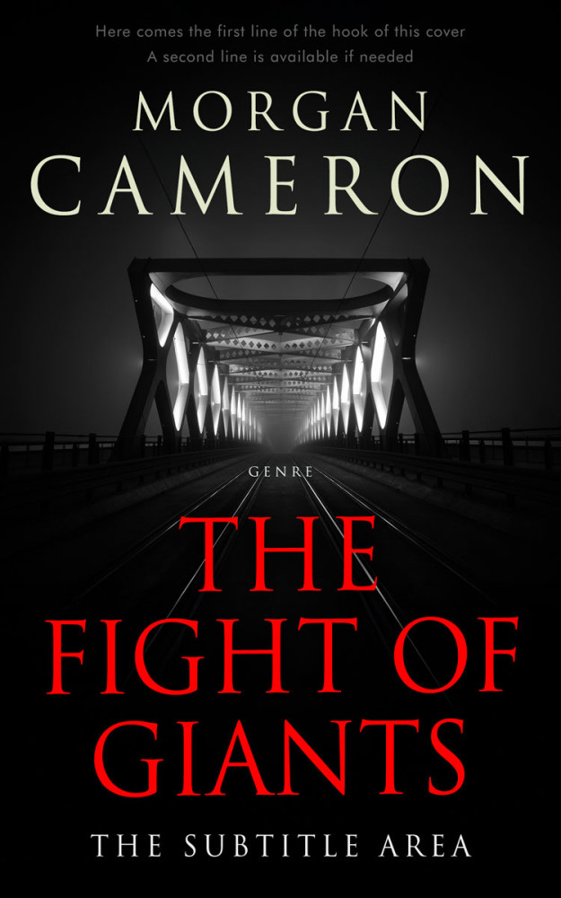 Front view of Cod Gray #33030 - Premade Mystery & Thriller & Suspense Book Cover