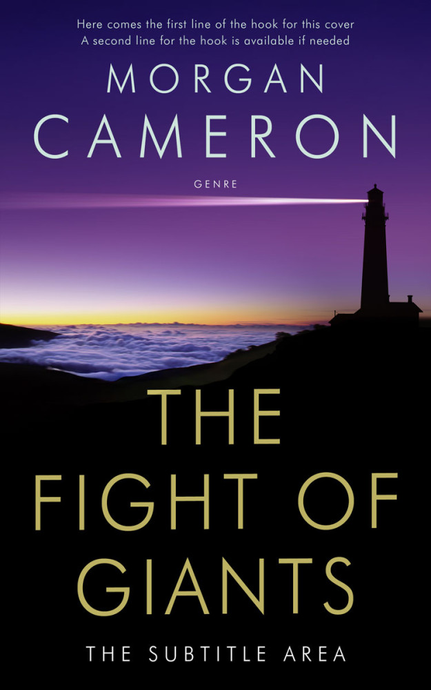 Front view of Ebony #33044 - Premade Mystery & Thriller & Suspense Book Cover