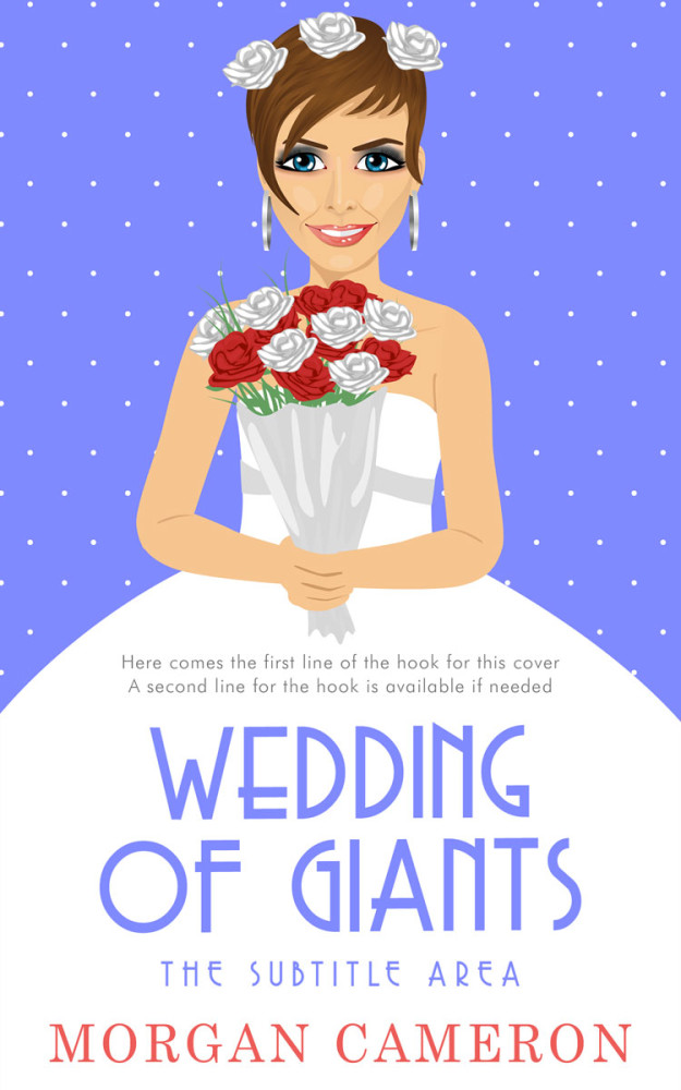 Front view of Cornflower Blue #33047 - Premade Romance Book Cover