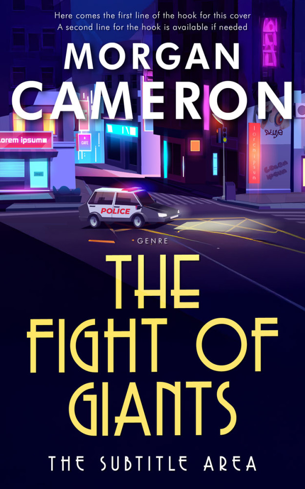 Front view of Violet #33053 - Premade Mystery & Thriller & Suspense Book Cover