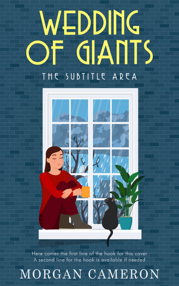 Front view of San Juan #33057 - Premade Literary Fiction Book Cover