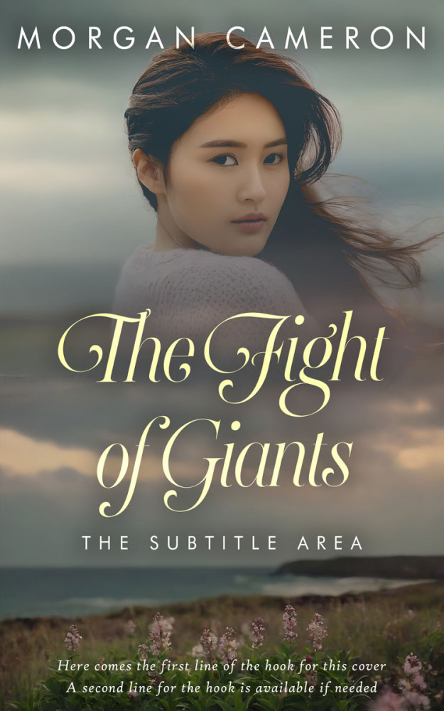 Front view of Ironside Gray #33092 - Premade Romance Book Cover