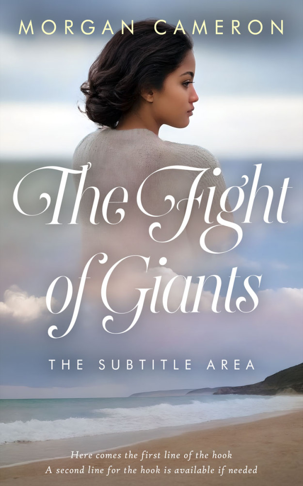 Front view of Manatee #33098 - Premade Romance Book Cover