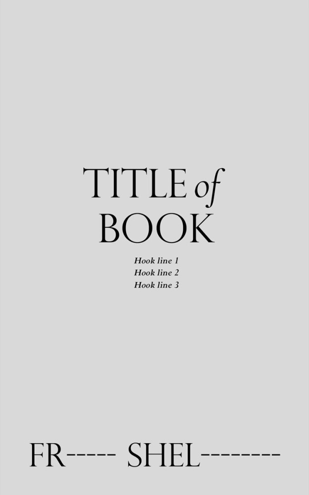 Front view of Alto #33111 - Premade Abstract Book Cover