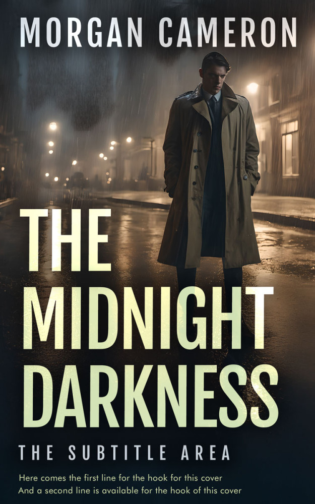 Front view of Tuatara #33168 - Premade Mystery & Thriller & Suspense Book Cover